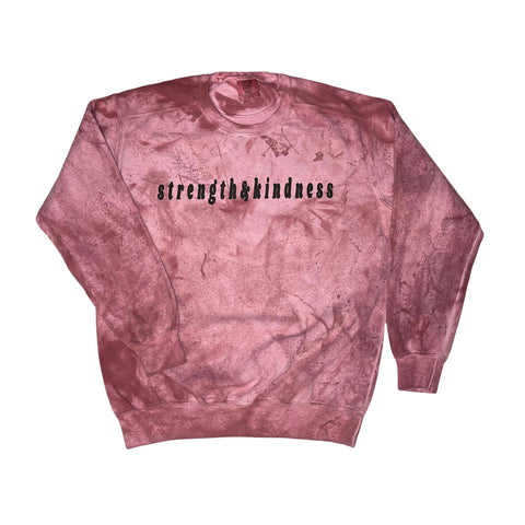 Tie Dye SK Crewneck Sweatshirt - Clay