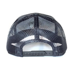 Leather Patch Trucker Hat - Black Heather