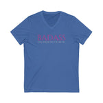 Womens Jersey Short Sleeve V-Neck Tee